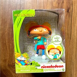 HEY ARNOLD! BOBBLEHEAD - 6" Vinyl Figure JUST PLAY Nickelodeon